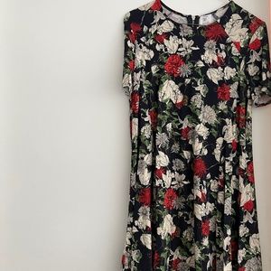 Zara floral mini dress